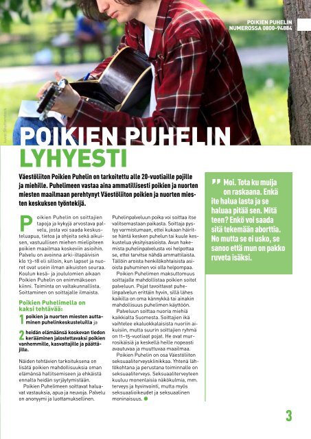 Poikien Puhelin vuosiraportti 2012.pdf - VÃ¤estÃ¶liitto