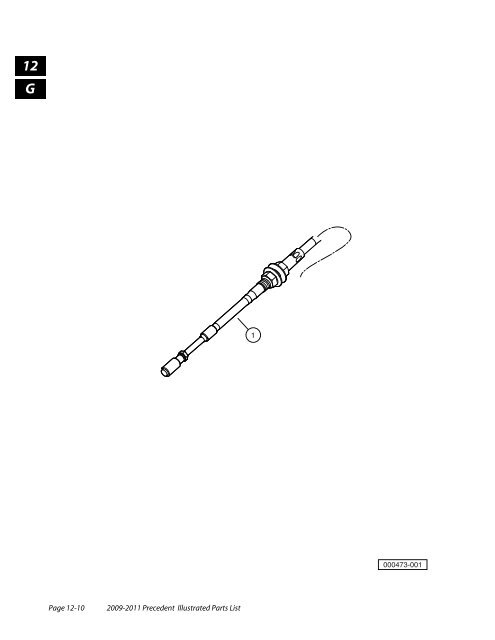 2009-2011 Precedent Illustrated Parts List - Bennett Golf Cars