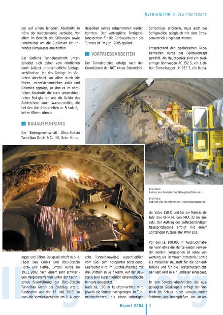 Tunnel Nollinger Berg - Thyssen Schachtbau GmbH