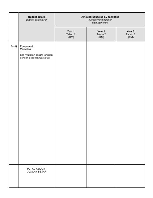 Borang Permohonan - Division of Research & Innovation