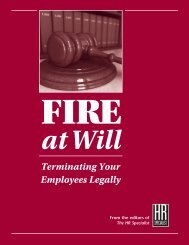 FIRE at Will Terminating Your Employees Legally