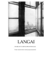 Langai - KultÅ«ros paveldo departamentas