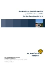 QualitÃƒÂ¤tsbericht 2010 - St. Bonifatius-Hospital Lingen