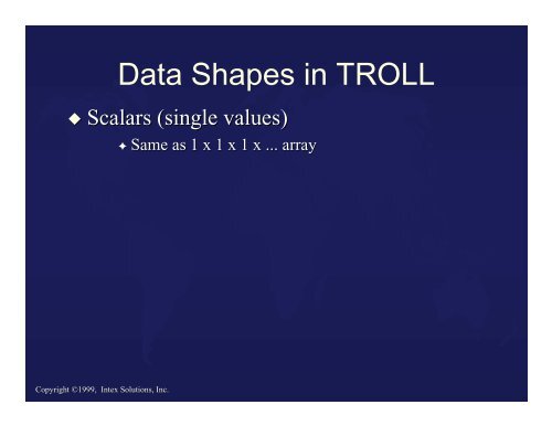 The TROLL-FAME Data Interface - Sungard