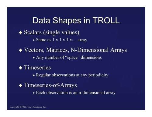 The TROLL-FAME Data Interface - Sungard