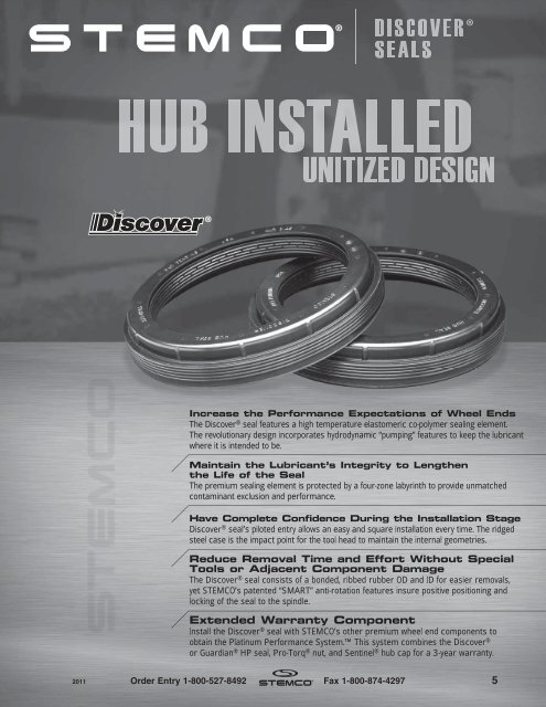 Stemco Wheel Seal Chart