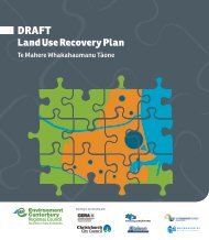 Draft Land Use Recovery Plan - Volume 1 - Canterbury Earthquake ...