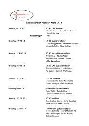 Messdienerplan Februar-MÃ¤rz 2013 - Vitus-loeningen.de