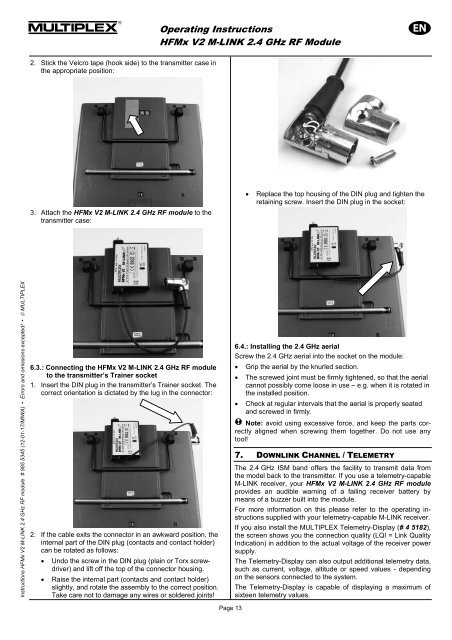 42 HFMx V2 M-LINK - RC-Network Wiki