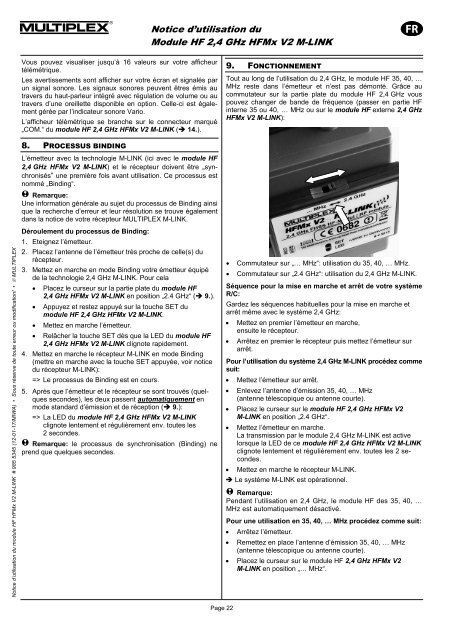 42 HFMx V2 M-LINK - RC-Network Wiki