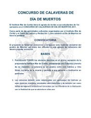 concurso de calaveras de día de muertos - Instituto Mar de Cortés