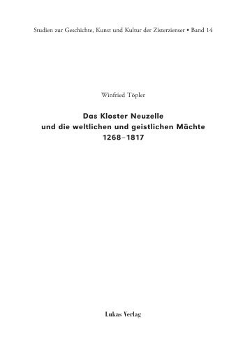 und Einleitung (pdf) - Lukas Verlag