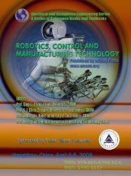 Robotics-Control-and.. - WSEAS