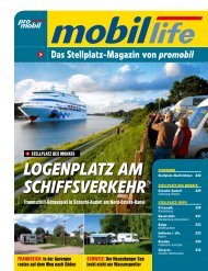 Das Stellplatz-Magazin von promobil - Spann-an