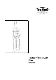 TestboyÃ‚Â® Profi LED Plus