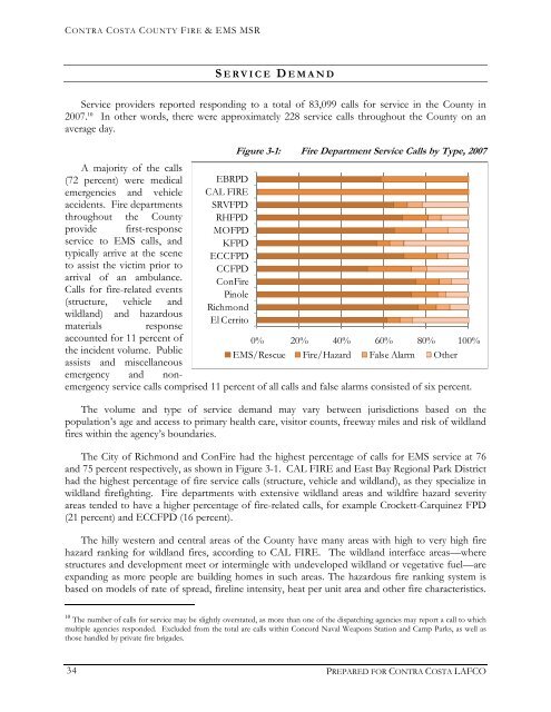 Municipal Service Review: Fire and Emergency ... - City of Pinole