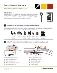 Wavetronix SmartSensor Advance - Signal Control Products, Inc.