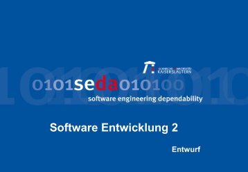 Strukturierter Entwurf - Software Engineering: Dependability