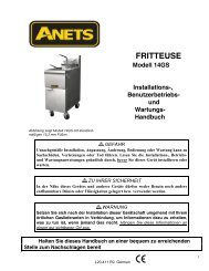 FRITTEUSE - Anets