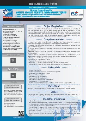 QUALITE, HYGIENE, SECURITE, ENVIRONNEMENT (QHSE ...