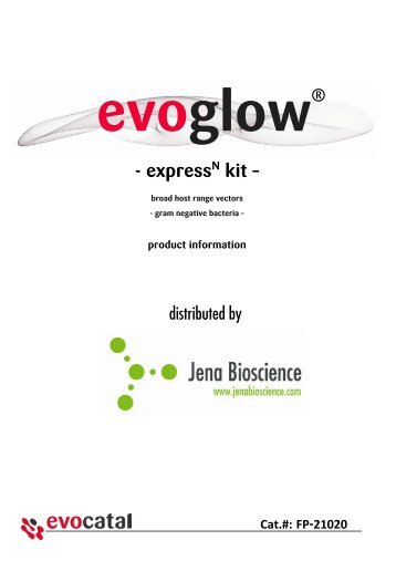 product information Cat.#: FP-21020 evoglow - Jena Bioscience