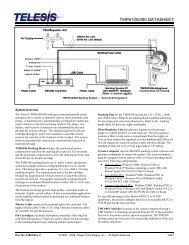 TMP6100/090 DATASHEET - Telesis Technologies, Inc.