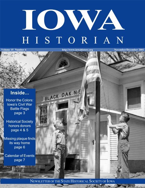 H I S T O R I A N - State Historical Society of Iowa