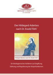 Der Hildegard-Aderlass nach Dr. Ewald Töth® - Wissenschaftliche ...