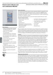 Remote alarm indicator and test combination MK2430 - Bender