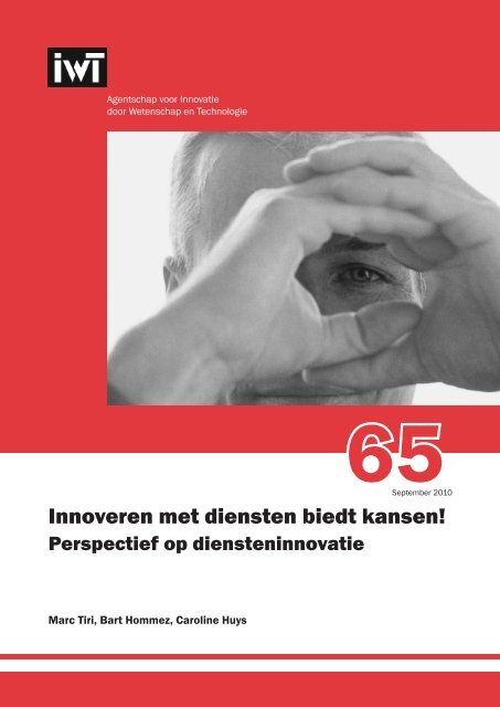 Innoveren met diensten biedt kansen! - Vlaams ...