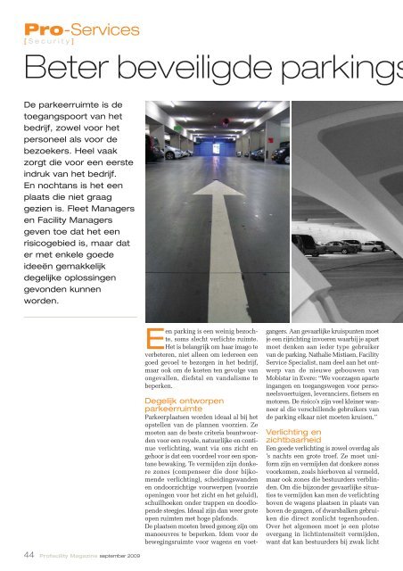 Middelen voor interne mobiliteit - ProFacility.be