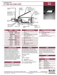 Spec Sheet - Ruud Lighting Direct