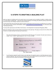 12 STEPS TO DRAFTING A BUILDING PLAT - News Room, DC