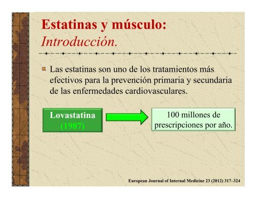 Miositis Necrotizante Autoinmune por Estatinas (NAM)