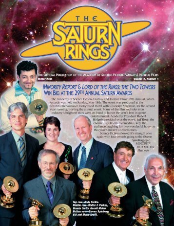 LORD OF THE RINGS - Saturn Awards