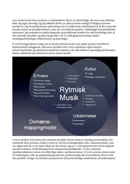 HÃRING OM DEN RYTMISKE MUSIKS NYE ... - Dansk Live