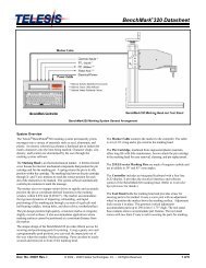 BenchMarkÃƒÂ‚Ã‚Â®320 Datasheet - Telesis Technologies, Inc.