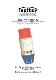 TESTAVIT 416/432 - Testboy