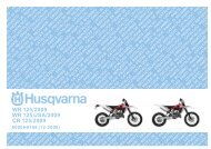 Owner's Manual 2010 TE/TC/TXC 310/450/510 - Husqvarna