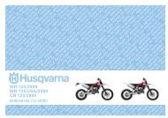 Parts Catalogue 2009 WR/CR 125 - Husqvarna