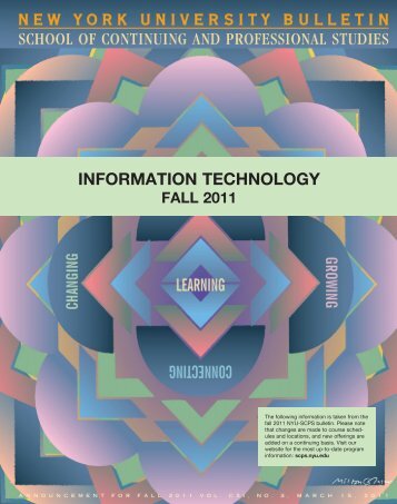 information technology - School of Continuing and Professional ...