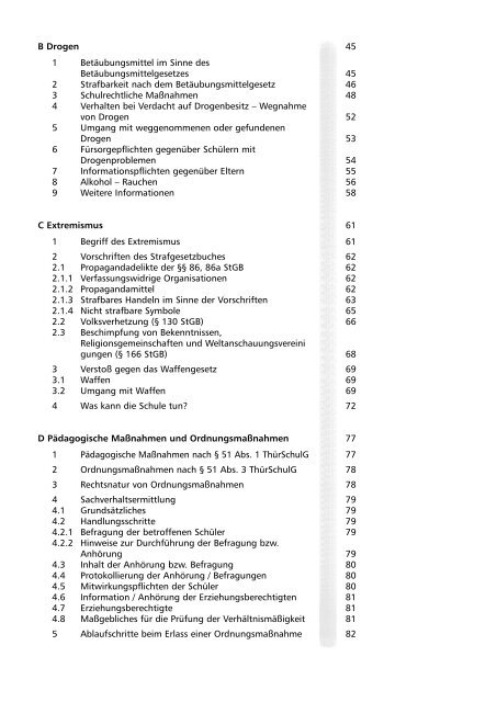 GEWALT DROGEN EXTREMISMUS - Thillm