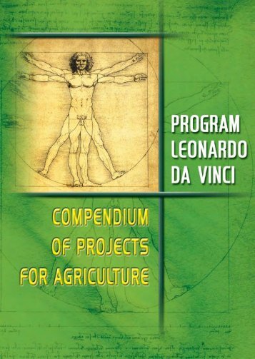 Compendium of Projects for Agriculture