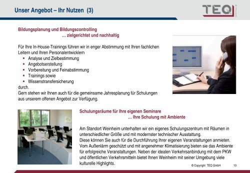 Unser Angebot – Ihr Nutzen (1) - TEQ