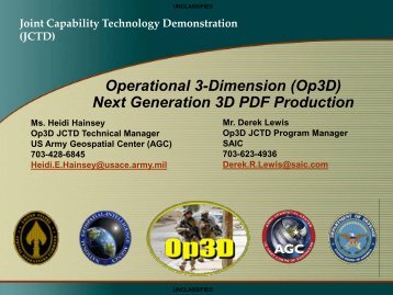 3D GeoPDF via Army Op3D - Army Geospatial Center - U.S. Army