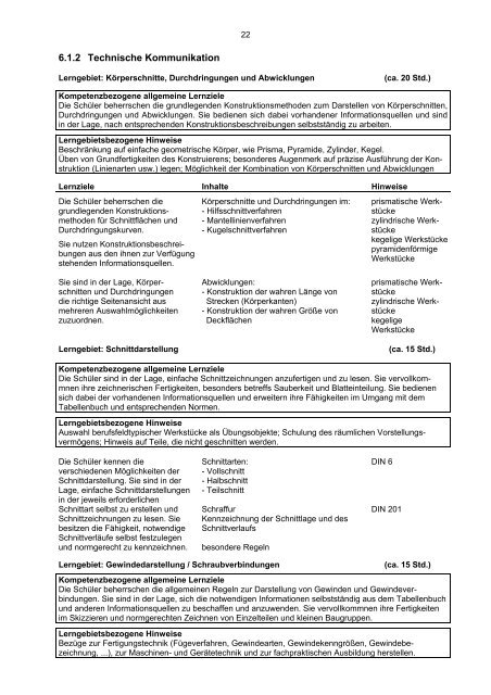 Thüringer Lehrplan - Thillm