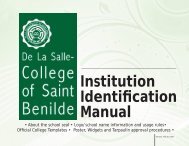 DLS-CSB - De La Salle-College of Saint Benilde