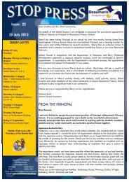 Issue: 22 25 July 2012 - Beaumaris Primary School