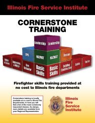 CORNERSTONE PROGRAM - Illinois Fire Service Institute