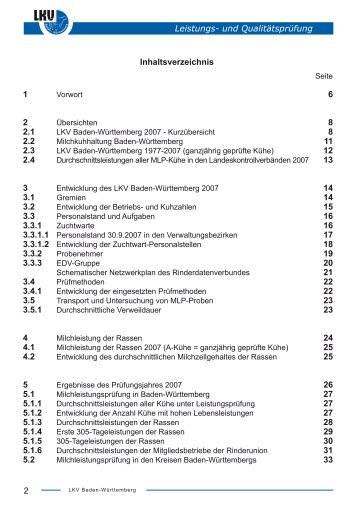 Heft 2007 - Ergebnisse der MLP - Landesverband Baden ...